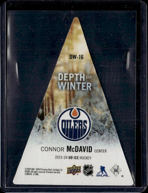 2023-24 Upper Deck Ice Hockey - Depth Of Winter #DW-16 Connor McDavid - Edmonton Oilers - B