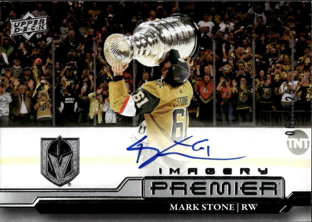 2022-23 Upper Deck Premier Hockey - Imagery - Auto :125 #PDIA-MS Mark Stone - Vegas Golden Knights - A