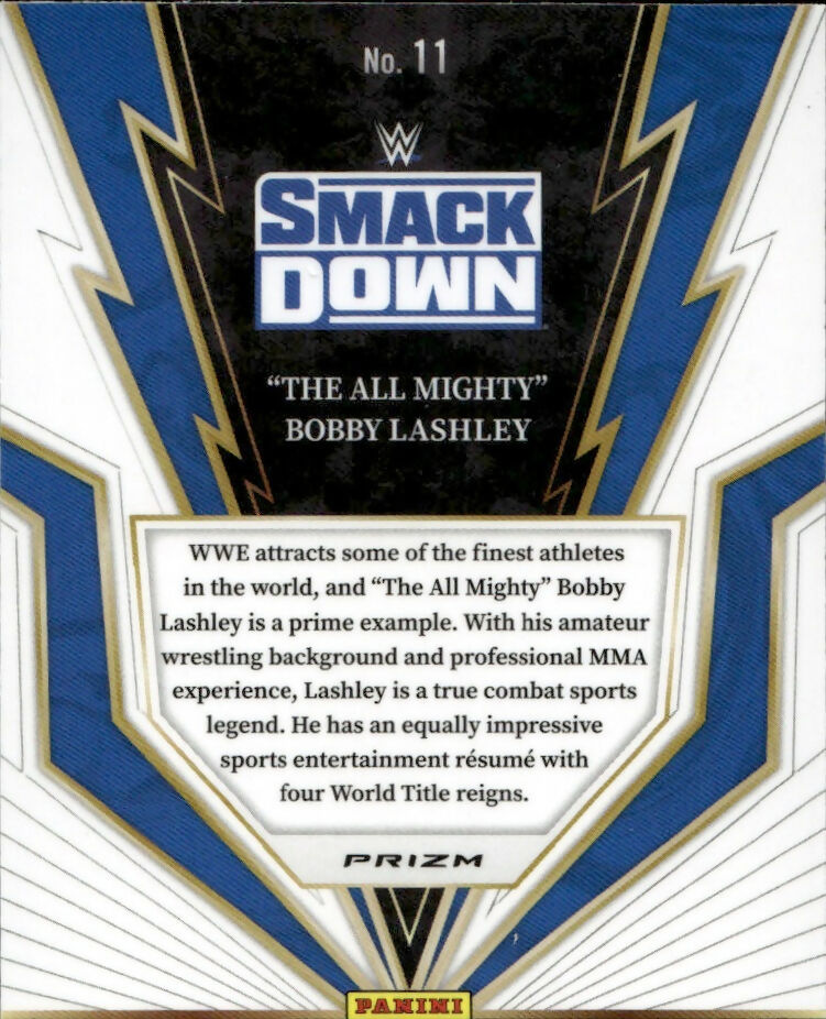 2024 Panini Select WWE - Turbocharged #11 %22The All Mighty%22 Bobby Lashley - B