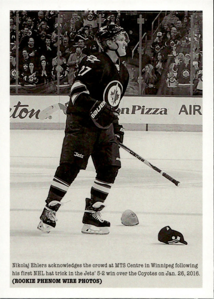 2015-16 Upper Deck Portfolio Hockey - Base - Wire Photo #299 Nikolaj Ehlers - Winnipeg Jets - A