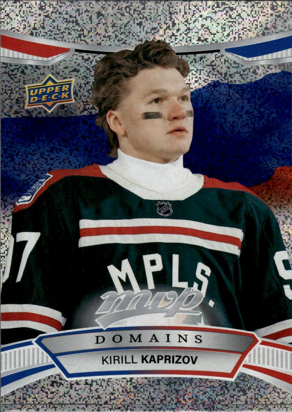 2022-23 Upper Deck MVP Hockey - Domains #NA-20 Kirill Kaprizov - Minnesota Wild