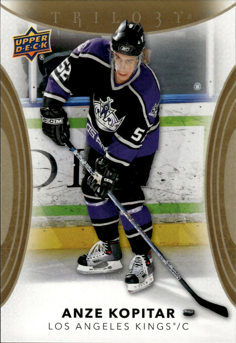 2022-23 Upper Deck Trilogy Hockey - Base #10 Anze Kopitar - Los Angeles Kings