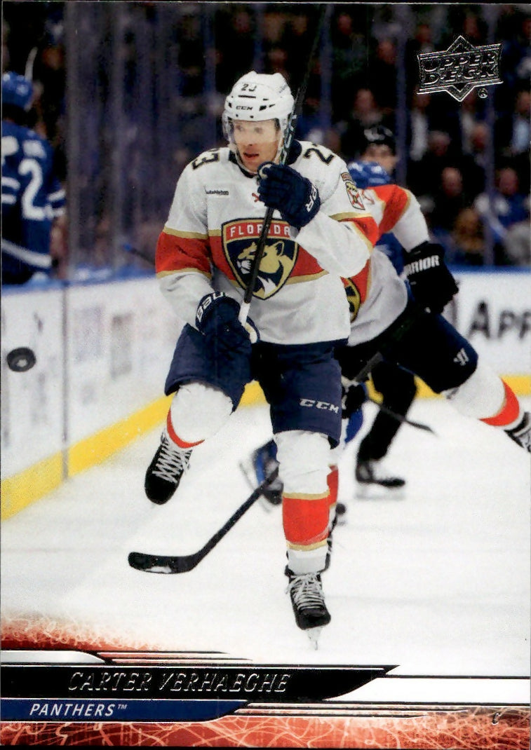 2024-25 Upper Deck Series 1 Hockey - Base #81 Carter Verhaeghe - Florida Panthers - A