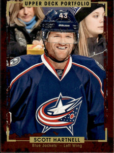 2015-16 Upper Deck Portfolio Hockey - Base #93 Scott Hartnell - Columbus Blue Jackets