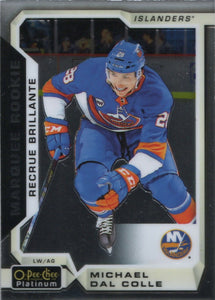 2018-19 O-Pee-Chee Platinum Hockey - Base - Marquee Rookie #192 Michael Dal Colle - New York Islanders