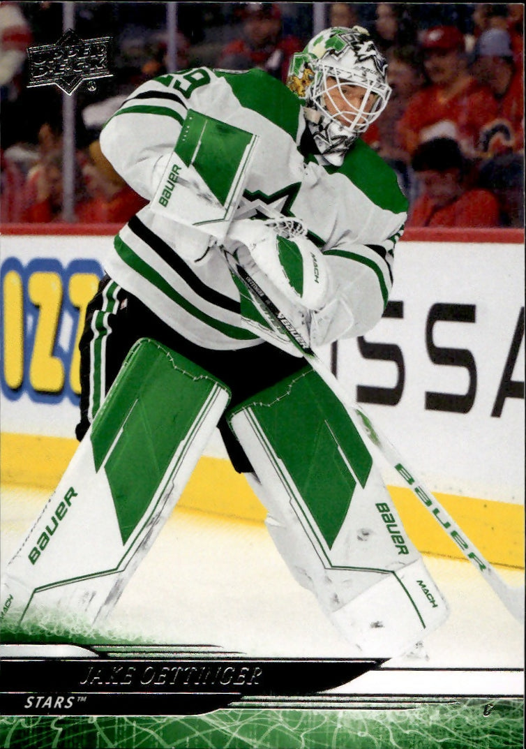 2024-25 Upper Deck Series 1 Hockey - Base #61 Jake Oettinger - Dallas Stars