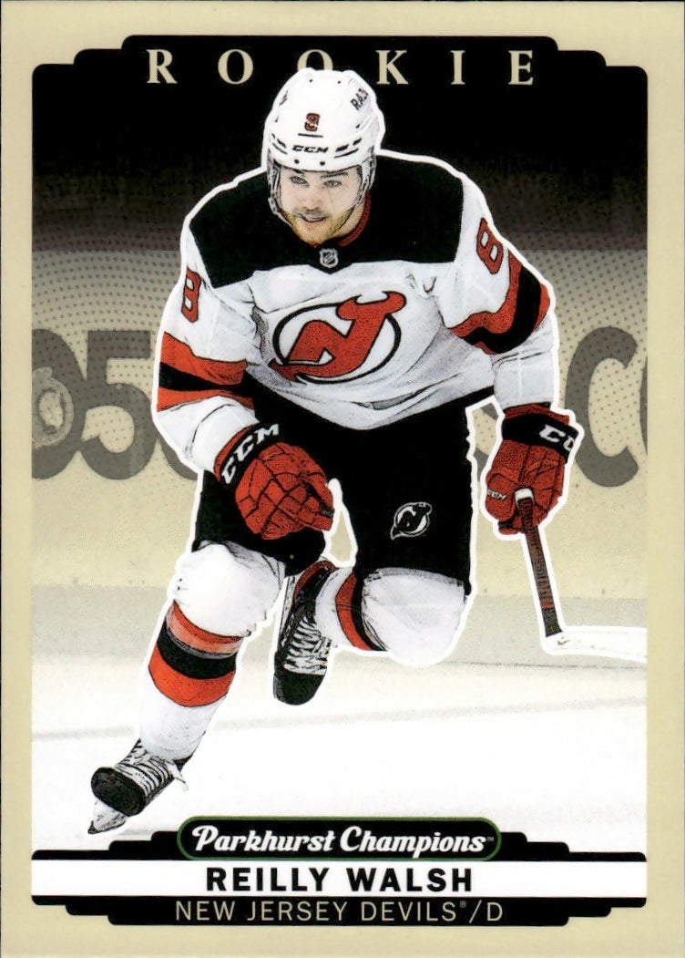 2022-23 Upper Deck Parkhurst Champions - Base - Rookie #286 Reilly Walsh - New Jersey Devils