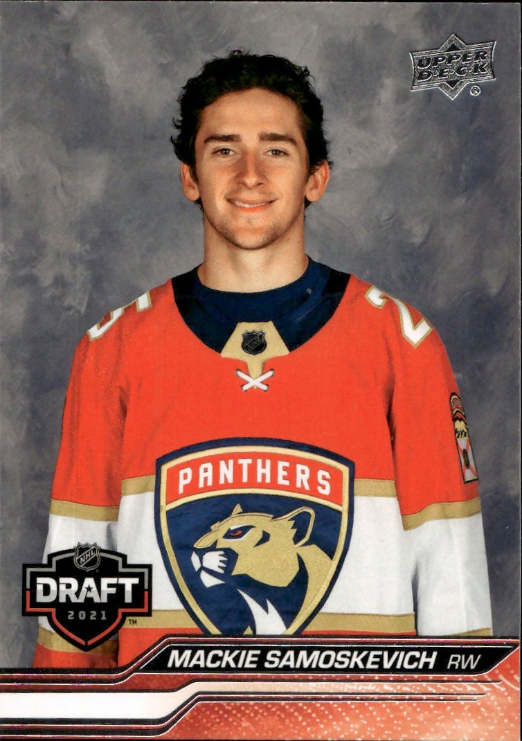 2023-24 Upper Deck Extended Series - Base - 1st Round Rookies #747 Mackie Samoskevich - Florida Panthers - A