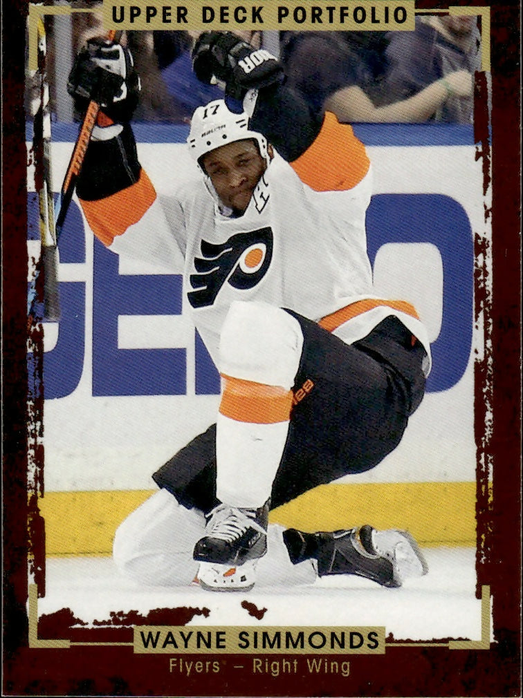 2015-16 Upper Deck Portfolio Hockey - Base #50 Wayne Simmonds - Philadelphia Flyers