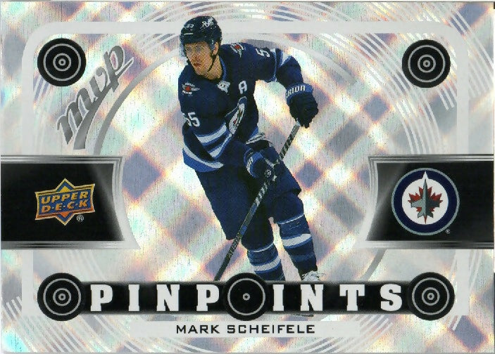 2022-23 Upper Deck MVP Hockey - Pinpoints #PP-4 Mark Scheifele - Winnipeg Jets