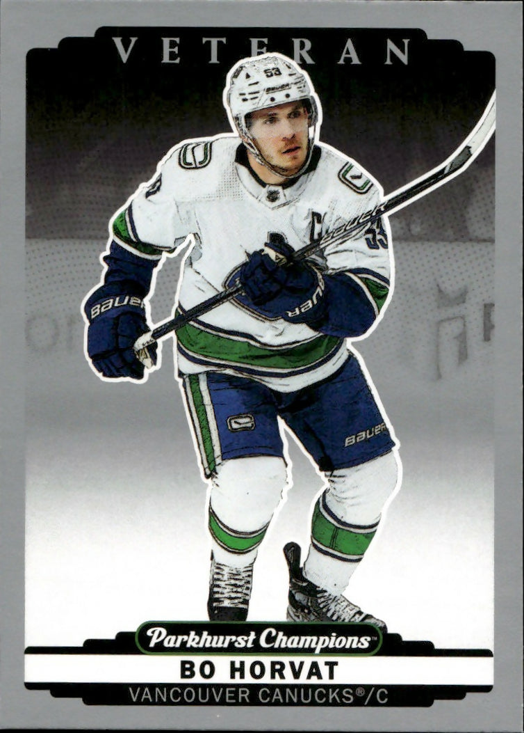 2022-23 Upper Deck Parkhurst Champions - Base - Silver #15 Bo Horvat - Vancouver Canucks - A