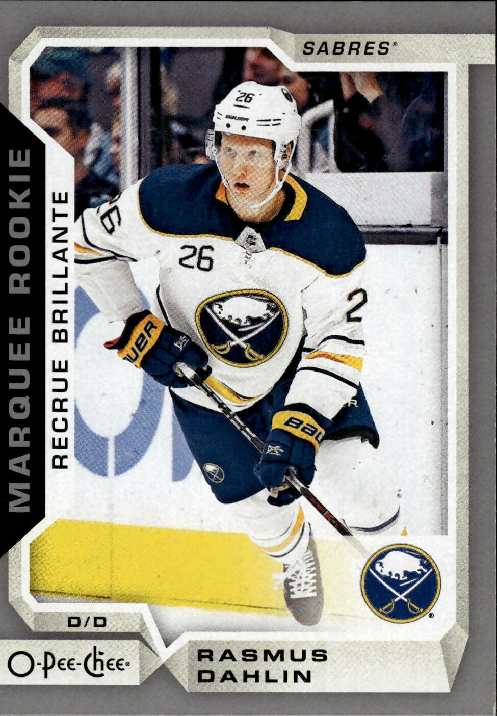 2018-19 O-Pee-Chee Hockey - Base - Marquee Rookie #650 Rasmus Dahlin - Buffalo Sabres