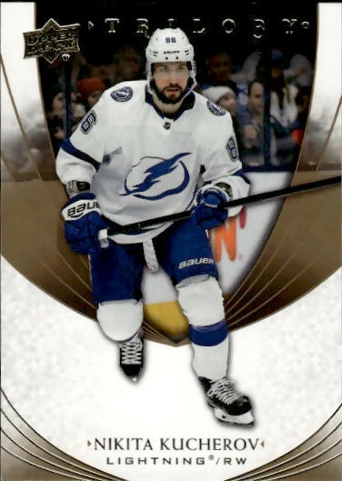 2020-21 Upper Deck Trilogy Hockey - Base #4 Nikita Kucherov - Tampa Bay Lightning