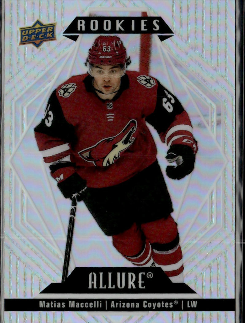 2022-23 Upper Deck Allure Hockey - Base - Rookies #120 Matias Maccelli - Arizona Coyotes