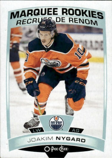 2019-20 Upper Deck O-Pee-Chee Hockey - Base - Marquee Rookies #645 Joakim Nygard - Edmonton Oilers