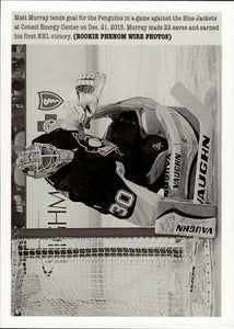 2015-16 Upper Deck Portfolio Hockey - Base - Wire Photos #305 Matt Murray - Pittsburgh Penguins