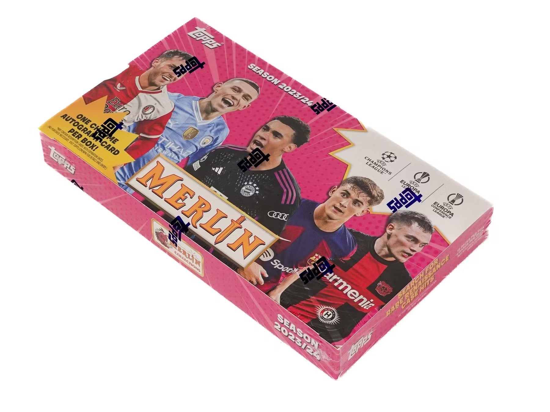 2023-24 Topps UEFA Club Merlin Chrome Soccer Hobby Box