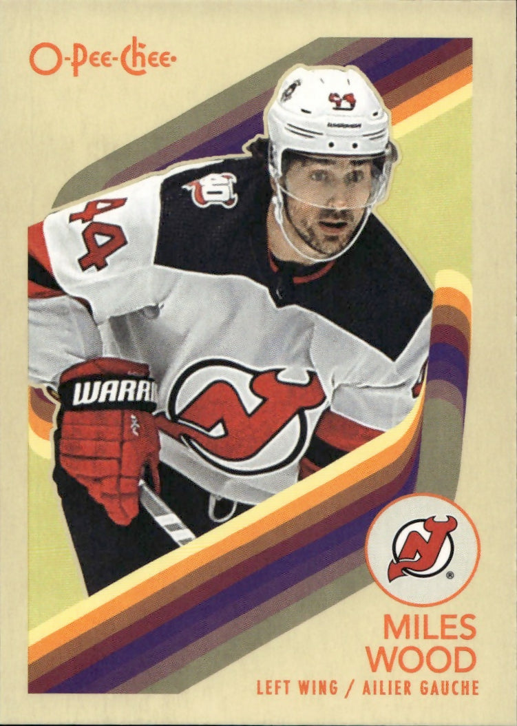 2023-24 Upper Deck O-Pee-Chee Hockey - Base - Retro #263 Miles Wood - New Jersey Devils