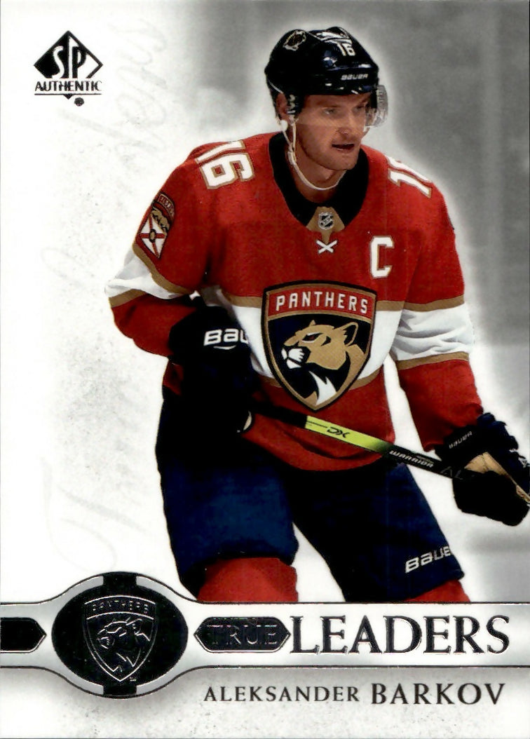 2020-21 Upper Deck SP Authentic Hockey -True Leaders #TL-AB Aleksander Barkov - Florida Panthers - A