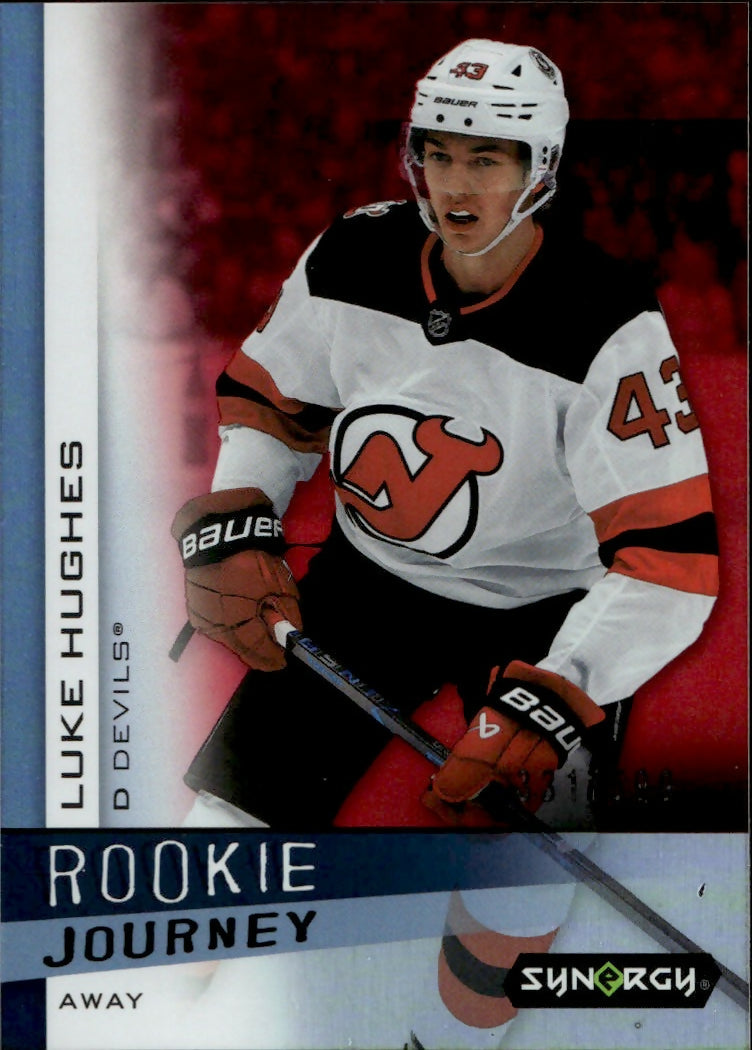 2023-24 Upper Deck Synergy Hockey - Rookie Journey :599 #RJ-2 Luke Hughes - New Jersey Devils - A
