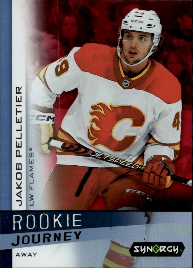 2023-24 Upper Deck Synergy Hockey - Rookie Journey :599 #RJ-9 Jakob Pelletier - Calgary Flames - A