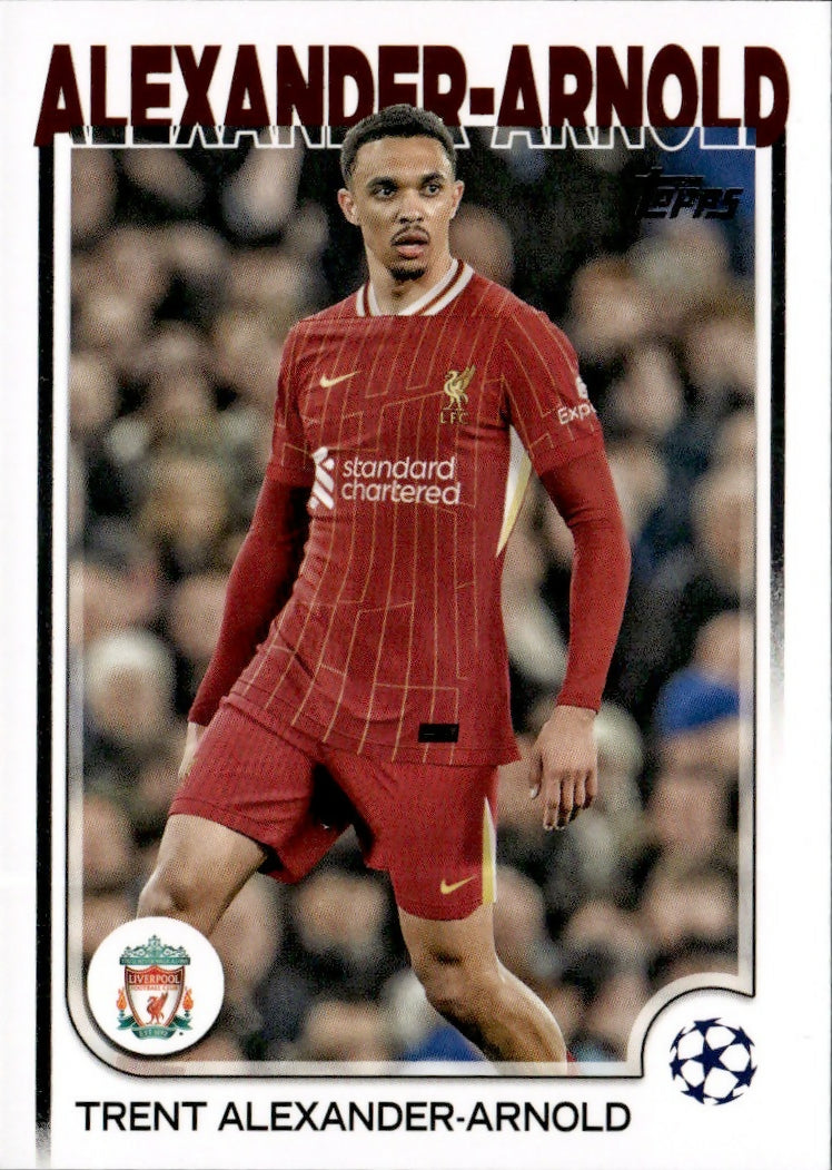 2024-25 Topps UEFA Club Competitions - Base #104 Trent Alexander-Arnold - Liverpool FC - A