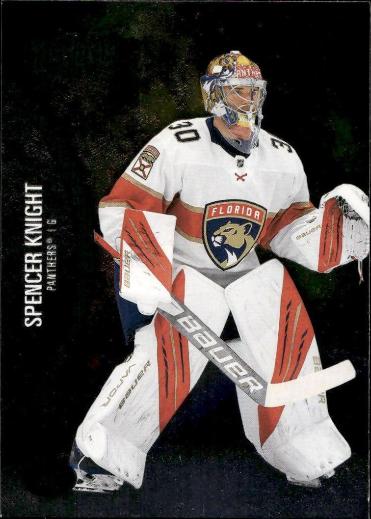 2021-22 Upper Deck Skybox Metal Universe - Base - Rookies #160 Spencer Knight - Florida Panthers - A