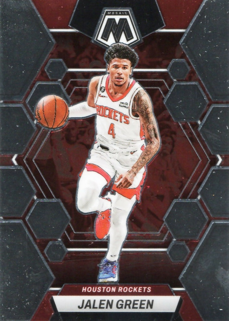 2022-23 Panini Mosaic Basketball - Base #193 Jalen Green - Houston Rockets - A
