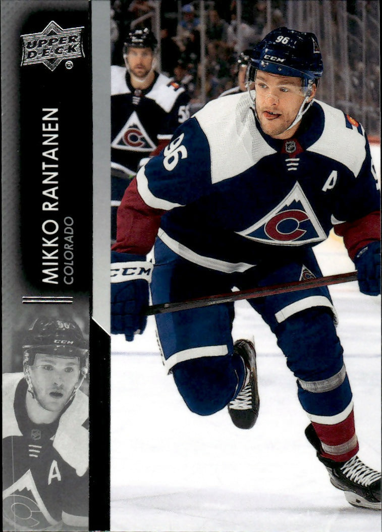 2021-22 Upper Deck Series 2 Hockey - Base #300 Mikko Rantanen - Colorado Avalanche - A