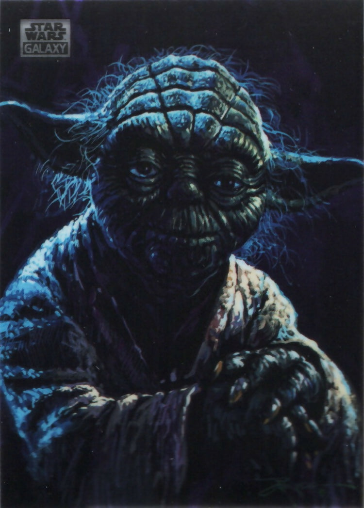 2024 Topps Star Wars Galaxy Chrome - Base #92 Yoda - A