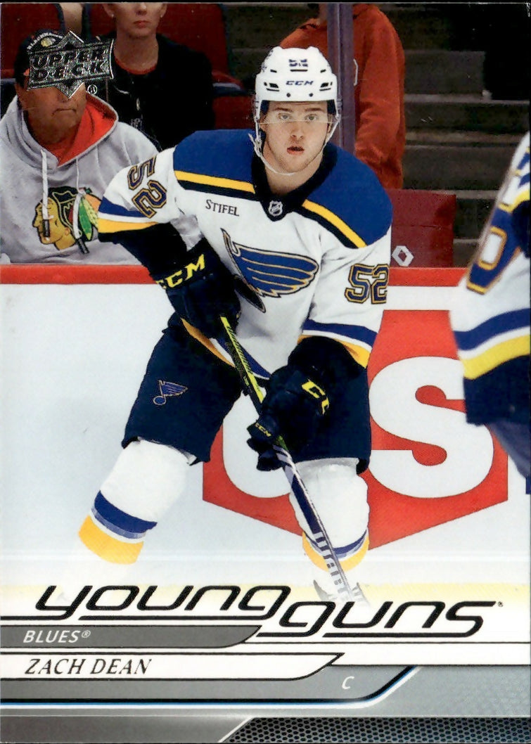 2024-25 Upper Deck Series 1 Hockey - Base - Young Guns #213 Zach Dean - St. Louis Blues - A