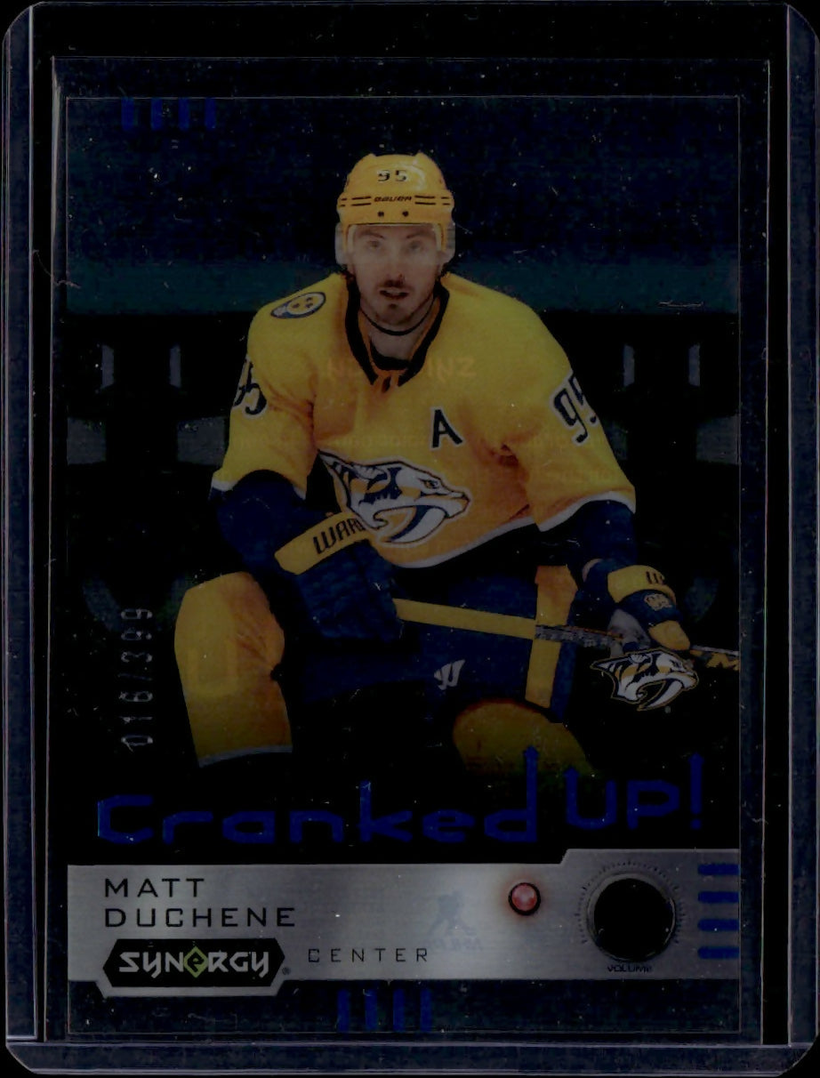 2023-24 Upper Deck Synergy Hockey - Cranked Up - Blue :399 #CR-MD Matt Duchene - Nashville Predators - A