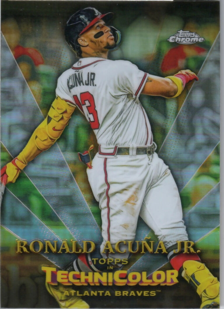 2023 Topps Chrome Baseball - Topps in Technicolor #TT-23 Ronald Acuna Jr. Atlanta Braves - F