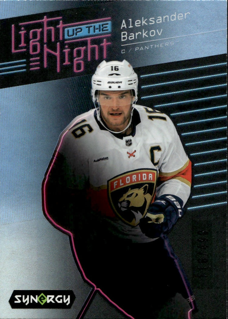 2023-24 Upper Deck Synergy Hockey - Light Up The Night - Blue :499 #LN-AB Aleksander Barkov - Florida Panthers - A
