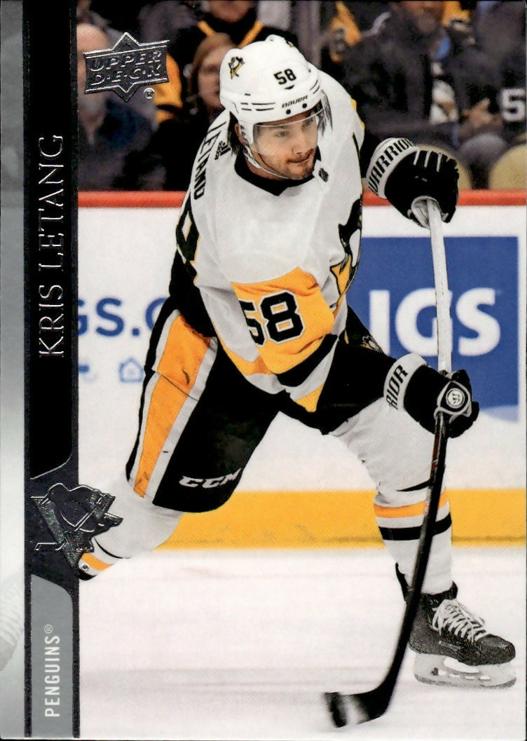 2020-21 Upper Deck Series 1 Hockey #141 Kris Letang - Pittsburgh Penguins