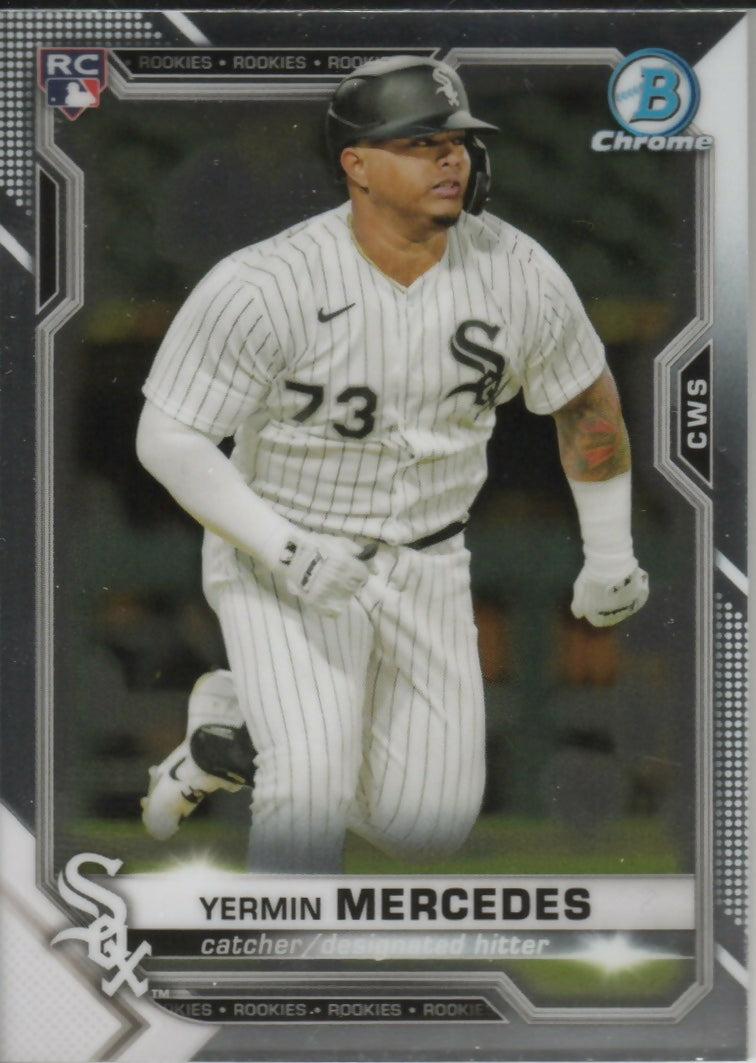 2021 Bowman Chrome Baseball - [Base] #88 Yermin Mercedes - Chicago White Sox - A
