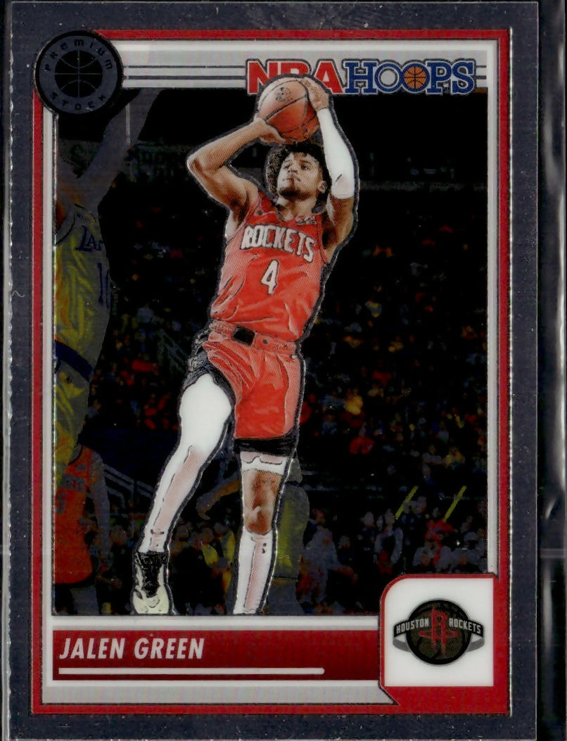 2023-24 Panini NBA Hoops Premium Stock - Base #59 Jalen Green - Houston Rockets - A
