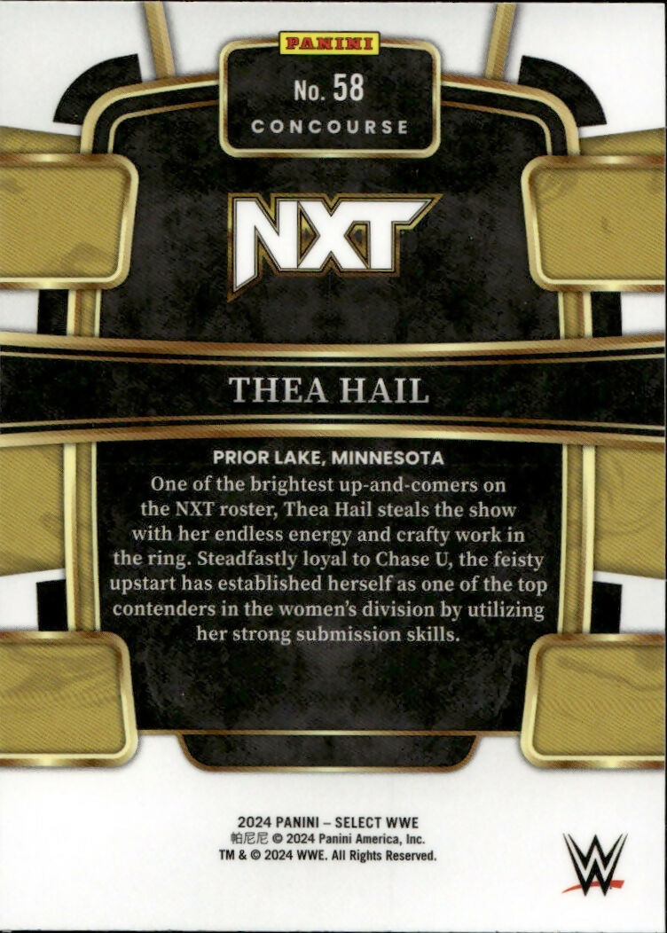 2024 Panini Select WWE - Concourse #58 Thea Hail - B