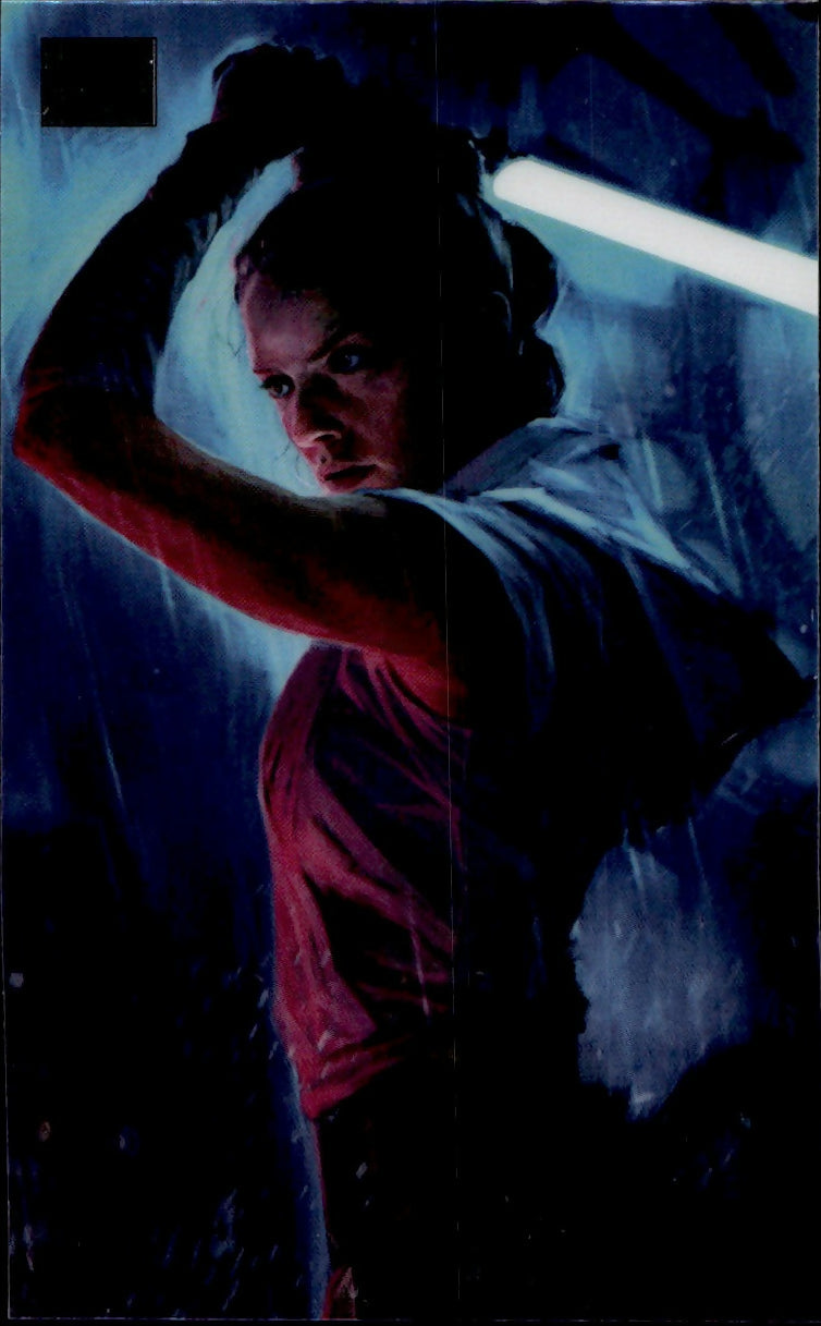 2024 Topps Star Wars Galaxy Chrome - Base #72 The Duel Rey - A