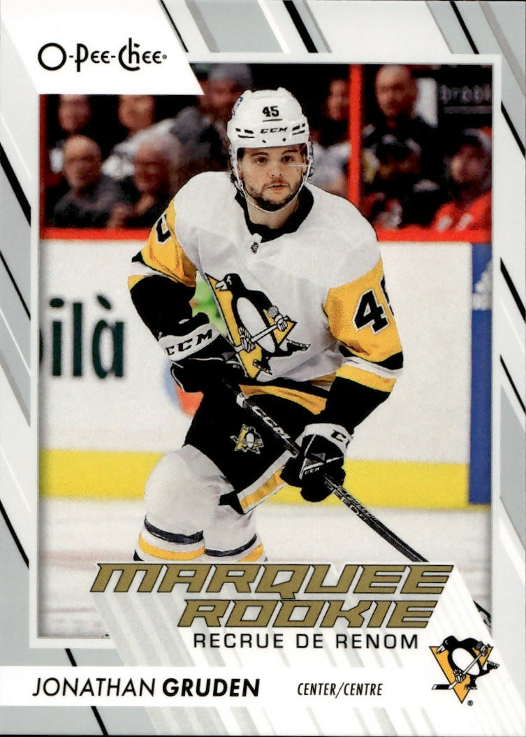 2023-24 Upper Deck O-Pee-Chee Hockey - Base - Marquee Rookies #533 Jonathan Gruden - Pittsburgh Penguins - A