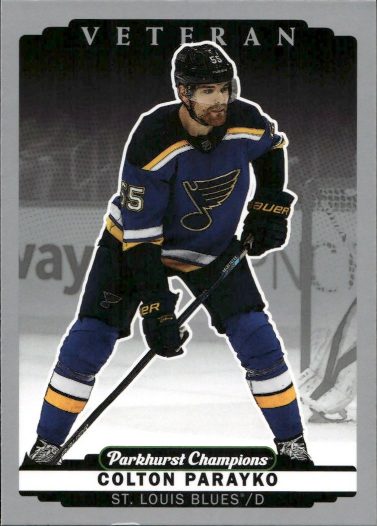 2022-23 Upper Deck Parkhurst Champions - Base - Silver #108 Colton Parayko - St Louis Blues - A