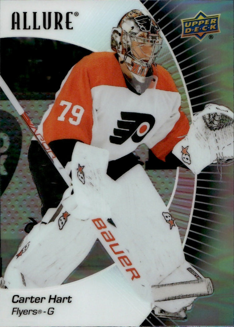 2023-24 Upper Deck Allure Hockey - Base - Black Rainbow #20 Carter Hart - Philadelphia Flyers - A