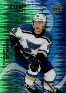 2022-23 Upper Deck Allure Hockey - Color Flow - Green Blue Spectrum :50 #SF-22 Scott Perinovich - St. Louis Blues - A