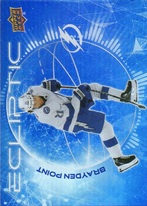 2023-24 Upper Deck Series 2 Hockey - Ecliptic #EC-12 Brayden Point - Tampa Bay Lightning