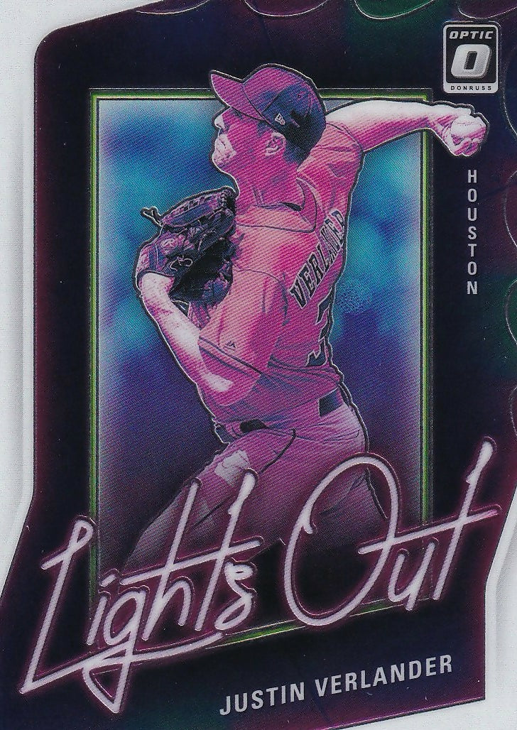 2021 Donruss Optic Lights Out #LO10 Justin Verlander Houston Astros