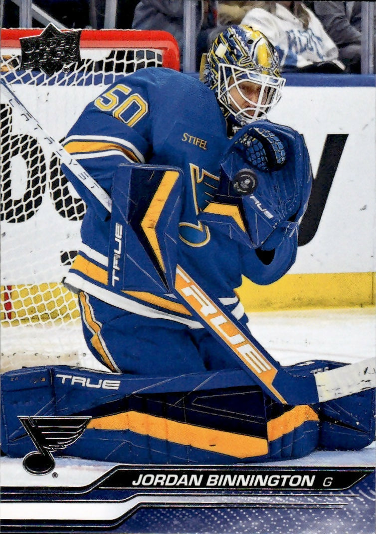 2023-24 Upper Deck Series 2 Hockey - Base #410 Jordan Binnington - St. Louis Blues