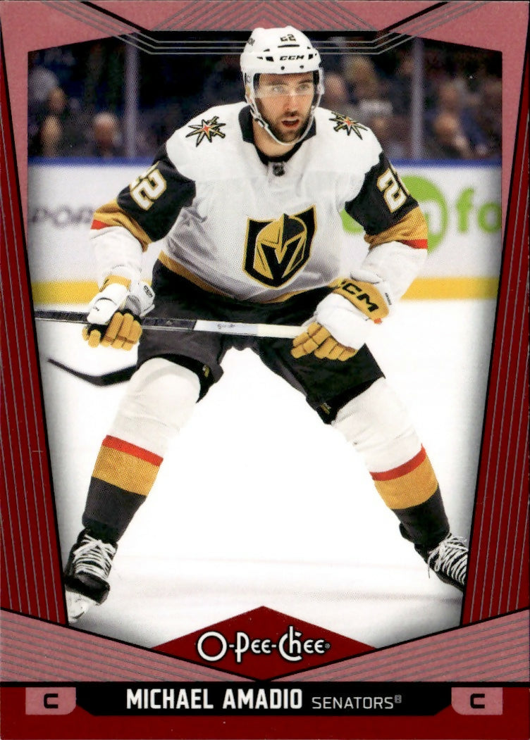 2024-25 Upper Deck O-Pee-Chee - Base - Red #75 Michael Amadio - Ottawa Senators - A