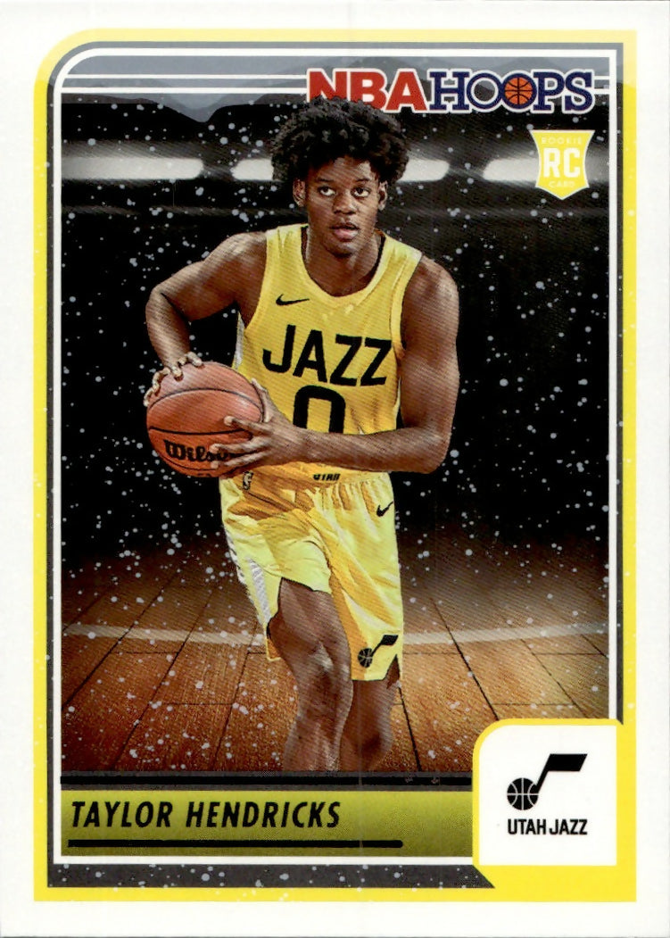 2023-24 Panini Hoops Basketball - Base #236 Taylor Hendricks - Utah Jazz - A