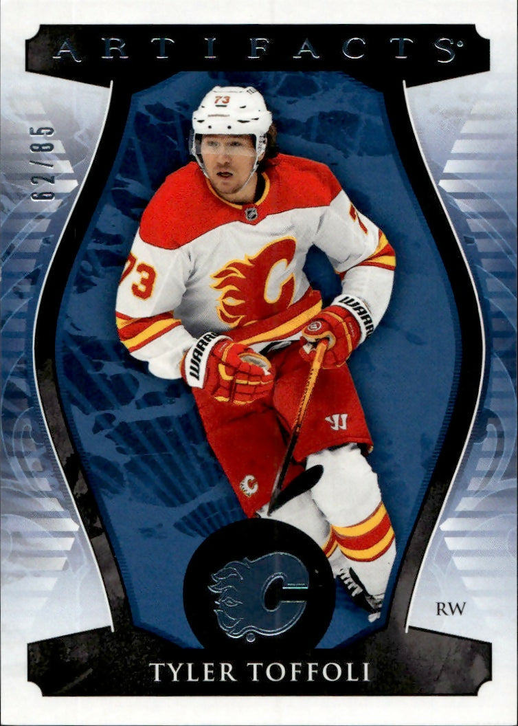 2023-24 Upper Deck Artifacts Hockey - Base - Light Blue Steel :85 #76 Tyler Toffoli - Calgary Flames - A