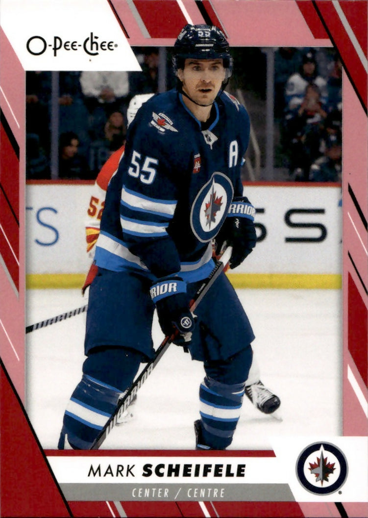 2023-24 Upper Deck O-Pee-Chee Hockey - Base - Retro - Red #94 Mark Scheifele - Winnipeg Jets